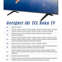 Suport TV WEFINEST pentru Televizoare TCL, Picioare Compatibile cu Televizoare de 28-65 Inchi, Stand TV Universal pentru Masă 2