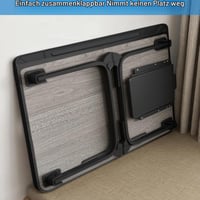 WEIQILE Laptop Ágytálca Fiókkal - Íróasztal és Éjjeliszekrény Laptophoz, Olvasáshoz, Evéshez, Filmezéshez, Ágyra, Kanapéra vagy Padlóra, Szürke 4