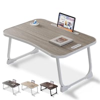 Tăviță pentru Laptop WEIQILE Gri - Măsuță pentru Mic Dejun la Pat sau Canapea, pentru Servit Masa, Citit și Scris, Uz Casnic și de Birou 1