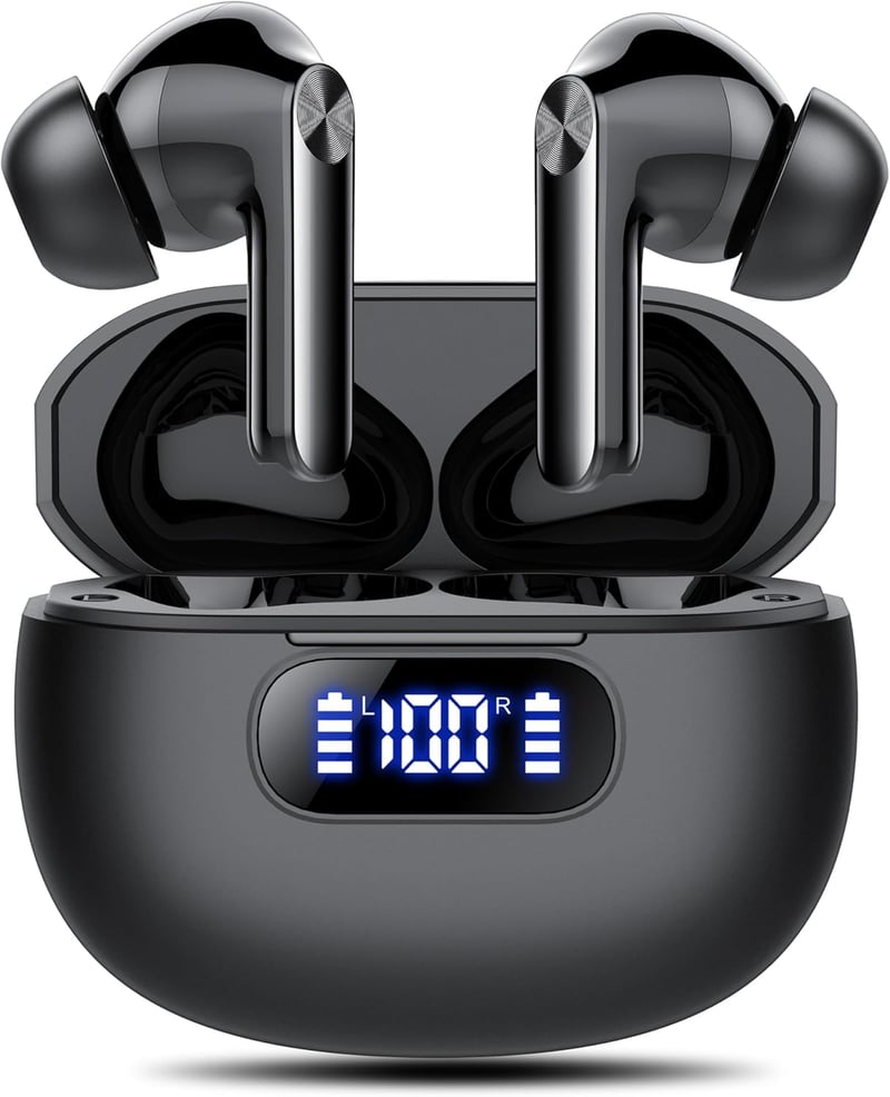Wekily Bluetooth 5.3 Wireless Earbuds 4 ENC zajszűrés 48h akkumulátor IP7 vízálló