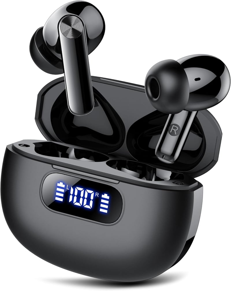 Wekily Bluetooth 5.3 Wireless Earbuds 4 ENC zajszűrés 48h akkumulátor IP7 vízálló
