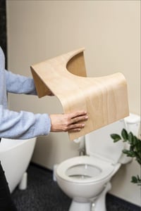Well Care LOG013 Fa WC-lépcsőfok Fekete - Felnőtt Toalett Emelvény Guggoláshoz 6