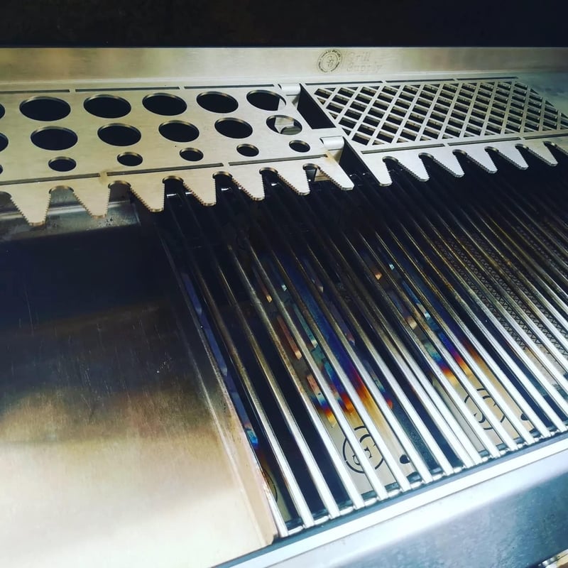 WELL GRILL 41,5 x 23,5 cm rozsdamentes acél grillrács gázgrillhez
