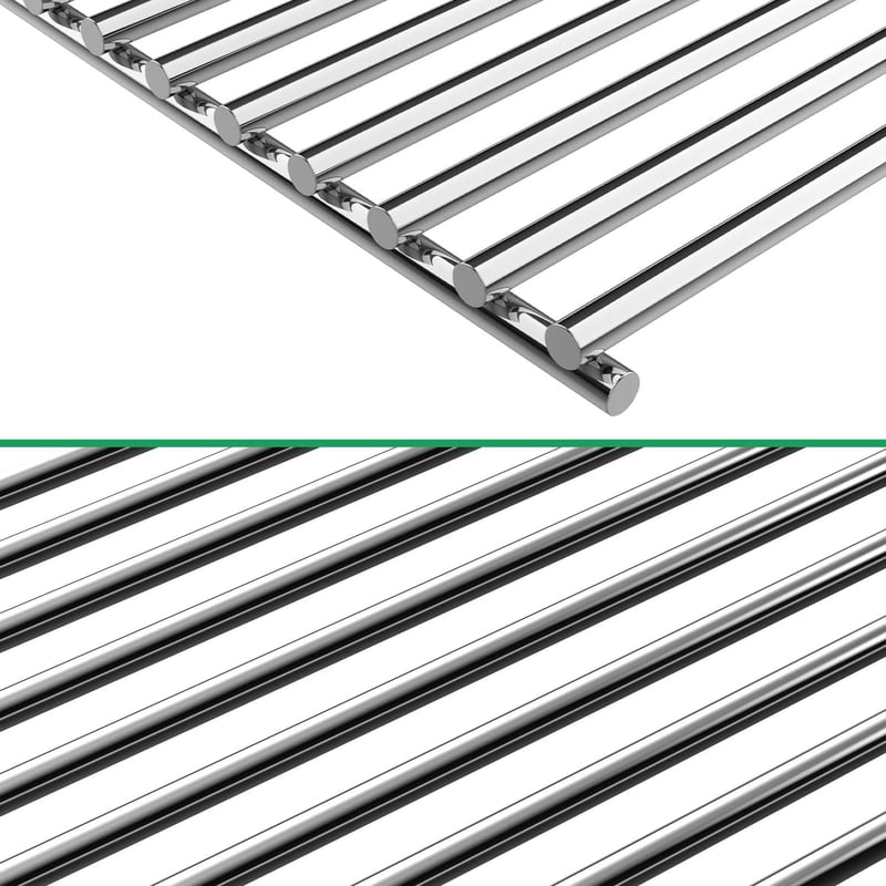 WELL GRILL 41,5 x 23,5 cm rozsdamentes acél grillrács gázgrillhez