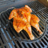 WELL GRILL 44,5 cm Öntöttvas Grillrács Weber Spirit/Genesis Sorozathoz - Beépített Kerek Kiegészítővel, Tapadásmentes Bevonattal, Kültéri Gá 6