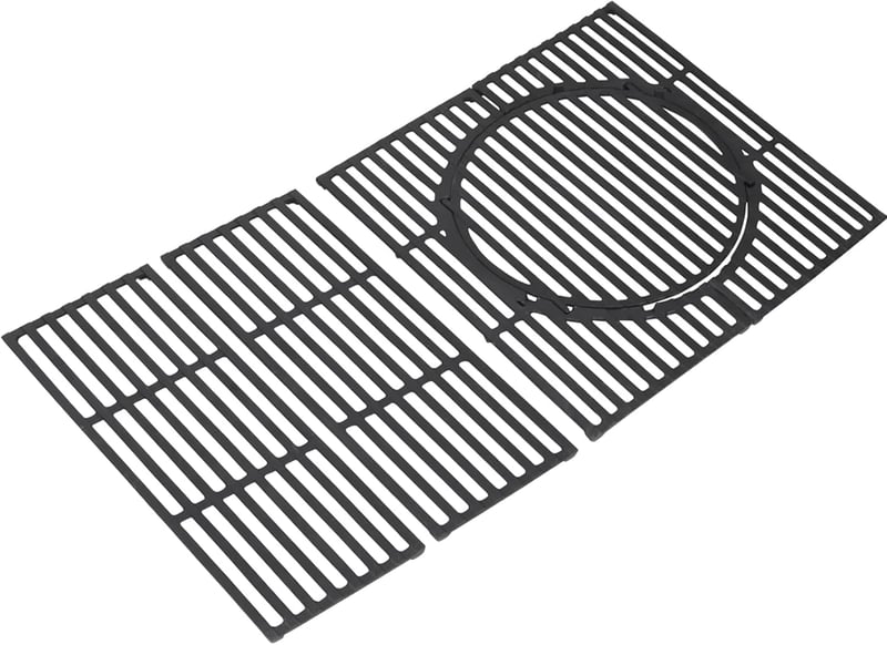 WELL GRILL 7785 Öntöttvas Grillrács Rendszer – Kivehető Kerek Betéttel, Gázgrill Kiegészítő Enders Switch Grid, Boston 4 és Monroe Pro 4 Modellekhez