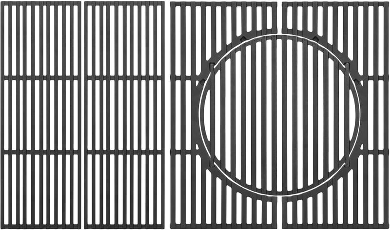 WELL GRILL 7785 Öntöttvas Grillrács Rendszer – Kivehető Kerek Betéttel, Gázgrill Kiegészítő Enders Switch Grid, Boston 4 és Monroe Pro 4 Modellekhez
