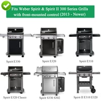 WELL GRILL Náhradné diely pre sériu Weber Spirit I & II E/S 310 320 330, 7636 Flavorizer Bars, 69787 nerezové horáky a 44,5 cm grilovací rošt 3
