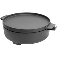 Súprava príslušenstva WELL GRILL Duo Holland na hrniec pre grily Weber 47-57 cm, 2v1 liatinová panvica pre BBQ Gourmet systém, 7,25L, čierna 1