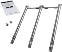 WELL GRILL Rozsdamentes Acél Égő Weber Spirit 300 Sorozat Gázgrill Alkatrész E310 E320 E330 S310 S320 S330 45,3 cm Csőégő 1