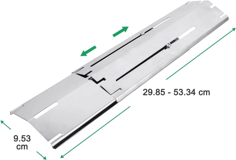 WELL GRILL Rozsdamentes Lángterítő Gázgrill 29,8-53,3 cm 3 db