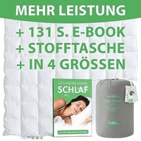 Pilotă Welldora Comfort 220x240 cm, 2380 g, puf și pene extra moale, Oeko-Tex, pentru persoane alergice, certificată RDS, pilotă din puf pentru tot anul 8