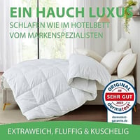 Pilotă Welldora Comfort 220x240 cm, 2380 g, puf și pene extra moale, Oeko-Tex, pentru persoane alergice, certificată RDS, pilotă din puf pentru tot anul 7