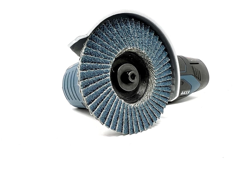 Wellerwerkzeuge 4 részes csiszolókorong szett 40/60/80/120 Bosch GWS 10.8 12V
