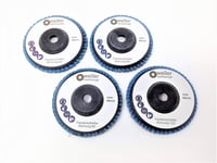 Wellerwerkzeuge 4 részes csiszolókorong szett 40/60/80/120 Bosch GWS 10.8 12V 1