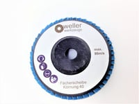 Wellerwerkzeuge 4 részes csiszolókorong szett 40/60/80/120 Bosch GWS 10.8 12V 3