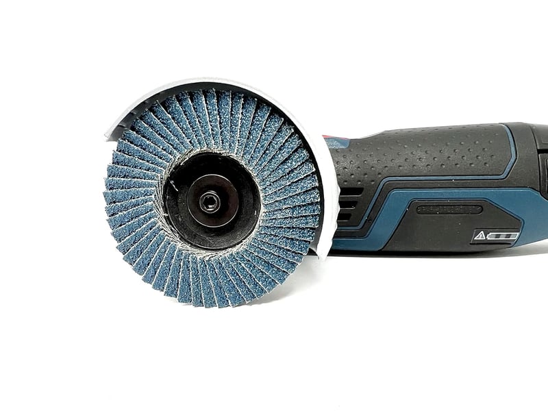 Wellerwerkzeuge 4 részes csiszolókorong szett 40/60/80/120 Bosch GWS 10.8 12V
