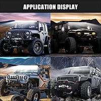 WELLIT 32 Inch 405W LED munkalámpa traktor autó SUV-hez vezetékkel 8