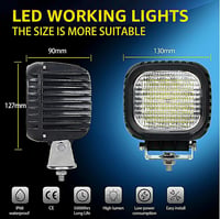 WELLIT LED munkalámpa 2db 48W 12V-24V traktor teherautó motorkerékpár 2