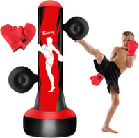 WELLTE felfújható állóboxzsák - 175 cm - piros 1