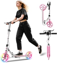 Welmotive Alumínium összecsukható, magasságállítható városi roller állvánnyal 100 kg-ig gyerekeknek és 1