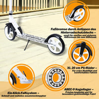 Welmotive összecsukható cityroller magasságállítható kormánnyal 100kg-ig 4