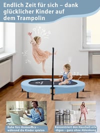 Welmotive Ovális Trambulin 2 Személyes, 150 kg Terhelhetőség, Csendes Fitness Trambulin Gyerekeknek és Felnőtteknek 3