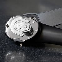 Deschizător de conserve manual wenco cu clește integrat, pentru dreptaci și stângaci, ideal pentru vârstnici - 17 cm - Plastic/Oțel inoxidabil - Negru 3