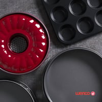 Tavă pentru brioșe wenco, 12 porții – Formă din oțel carbon antiaderent – Lavabilă în mașina de spălat vase – Tavă pentru brioșe rezistentă la temperaturi de până la 220°C 7