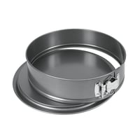Formă de tort cu fund detașabil wenco, diametru 26 cm, oțel antiaderent, margine etanșă, înălțime 7 cm, pentru prăjituri și quiche, închidere din inox, negru 2