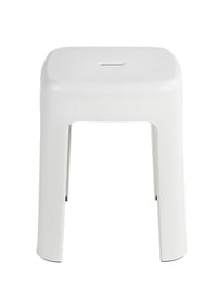 WENKO Alaska kupaonska stolica bijela, s nogarima protiv klizanja, 37x37x45,5 cm, plastična stolica za tuširanje nosivosti 250 kg 5