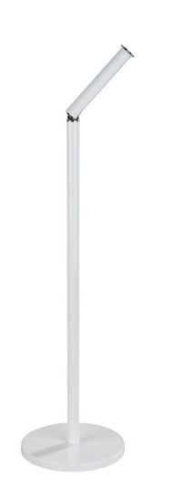 WENKO Suport pentru hârtie igienică cu stativ, pentru 4 role de rezervă, design minimalist, alb, 21x55x17 cm, oțel lăcuit, suport de baie de sine stătător 9