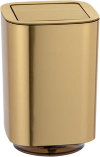WENKO Auron Gold 5,5 literes szemetesdoboz lengő fedéllel kozmetikai hulladékhoz 1