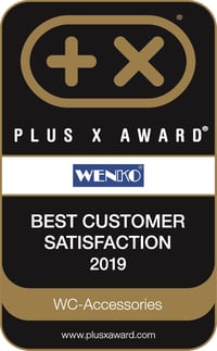 WENKO Auron Gold WC kefa s držiakom, s vymeniteľnou hlavicou, hygienická súprava WC kefy 5