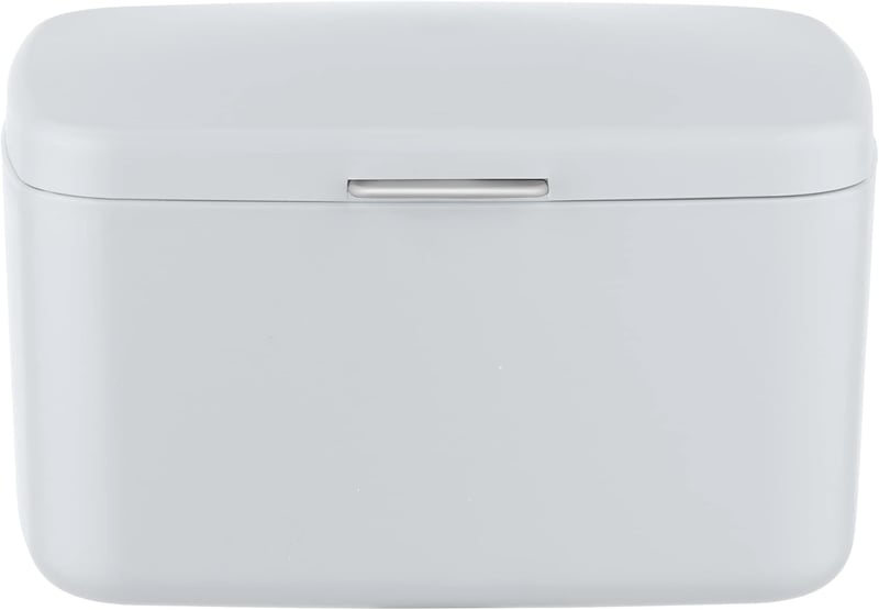 Wenko Barcelona fürdőszobai tárolódoboz fedéllel antracit 19,5x11x16cm - White