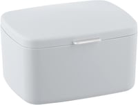Wenko Barcelona fürdőszobai tárolódoboz fedéllel antracit 19,5x11x16cm - White 1