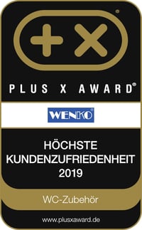 WENKO Basic Zárt WC-kefe tartó falra szerelhető rozsdamentes acél 10x37,5x10,5cm 7