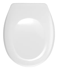 Capac WC WENKO Bergamo alb – antibacterian, fixare reglabilă din oțel inoxidabil, Duroplast, 35 x 44,4 cm 1