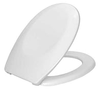Capac WC WENKO Bergamo alb – antibacterian, fixare reglabilă din oțel inoxidabil, Duroplast, 35 x 44,4 cm 3