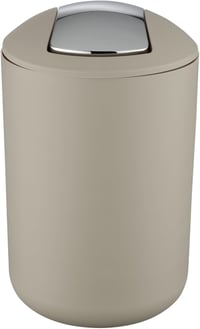 WENKO Brasil Taupe L Lengő Tetejű Szemetes 6,5L Kozmetikai Tárolóedény 5
