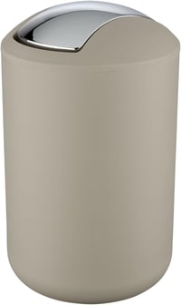 WENKO Brasil Taupe L Lengő Tetejű Szemetes 6,5L Kozmetikai Tárolóedény 1