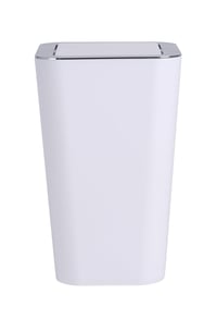 Coș de gunoi cosmetic WENKO Candy 6 litri, coș de baie cu capac batant, plastic fără BPA, 17,5x28x17,5 cm, alb 6