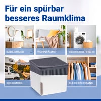 WENKO Cube odvlaživač zraka s 500 g granula, bijeli, do 40 m³, bez struje, ponovno punjiv, protiv plijesni i neugodnih mirisa 8