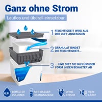 WENKO Cube odvlaživač zraka s 500 g granula, bijeli, do 40 m³, bez struje, ponovno punjiv, protiv plijesni i neugodnih mirisa 5