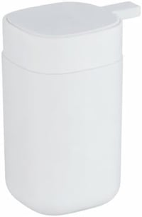 WENKO Davos 350 ml szappanadagoló fehér műanyag BPA-mentes fürdőszoba konyha - Matte White 5