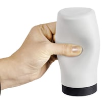 Silikónový dávkovač saponátu WENKO Easy Squeez-e, 250 ml, biely, nepriepustný, Ø 6 x 14 cm, kuchynský dávkovač mydla 2