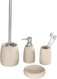 Wenko Goa WC kefe beige 36,5 cm modern fürdőszobai kiegészítő - 38.5 x 11.8 x 11.8 cm, Beige 8