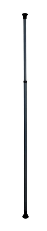 Teleskopický stojan WENKO Hercules, predlžovacia tyč medzi podlahu a strop, nastaviteľná 165 – 300 cm, kovový upevňovací systém, čierna 1