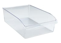 WENKO Organizator za hladnjak, veličina L, kutija za pohranu za hladnjak i smočnicu, prozirna, PET siguran za hranu, 20 x 9,5 x 31 cm 1