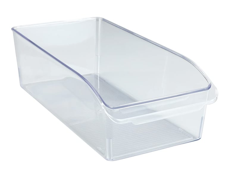 WENKO Organizér do chladničky M, úložný box do chladničky a špajze, bezpečný pre potraviny, priehľadný, 15 x 9,5 x 31 cm, vyrobený z PET materiálu